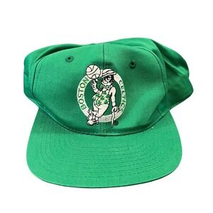 Twins Boston Celtics Hat Mens OSFA Green Snapback NBA Basketball Lucky Logo